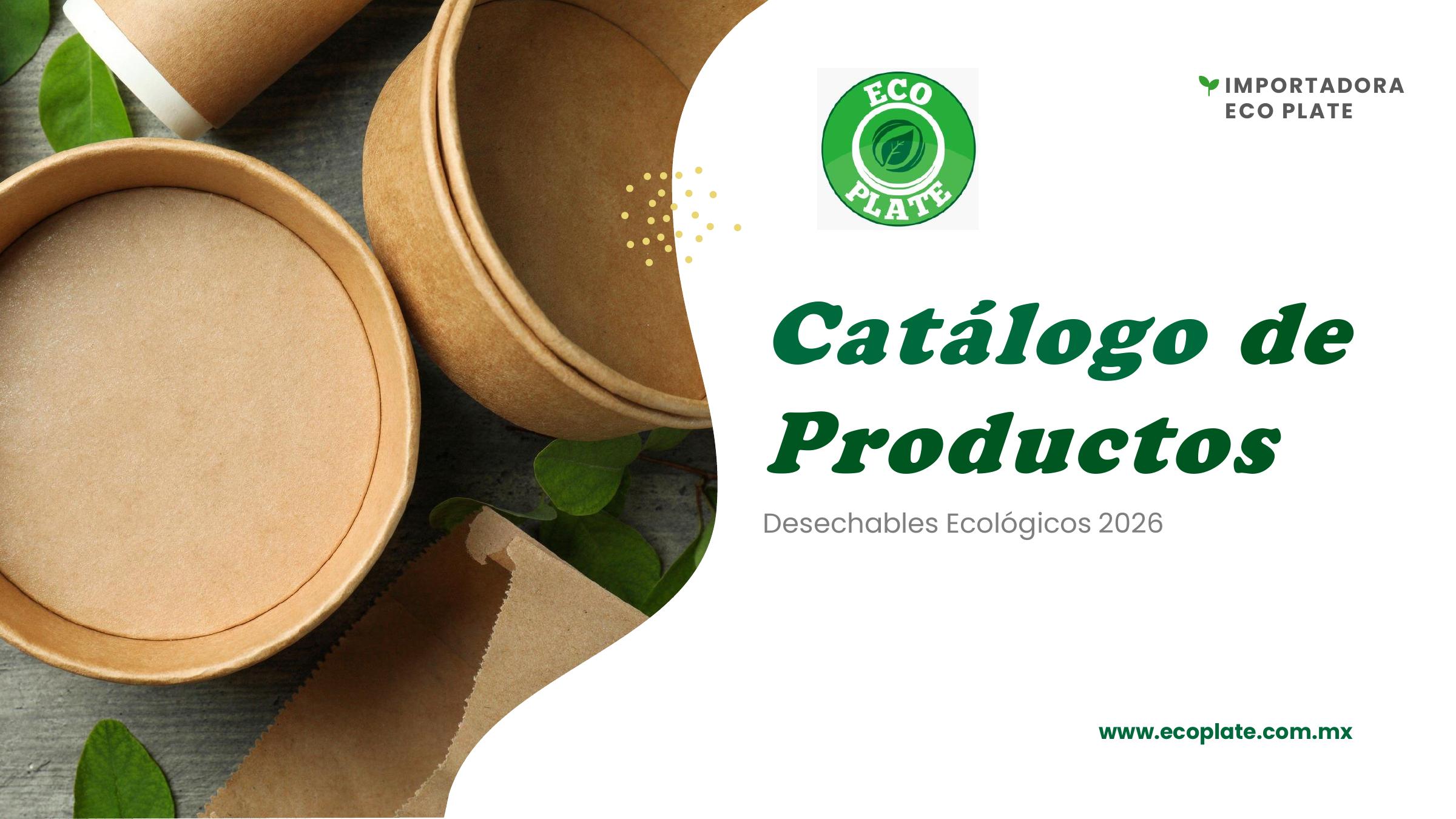Portada del Catálogo de Productos Eco Plate 2026